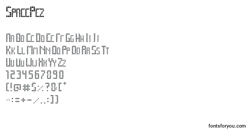 Шрифт SpacePez – алфавит, цифры, специальные символы