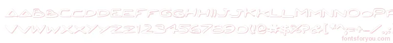 JettaShadow Font – Pink Fonts on White Background