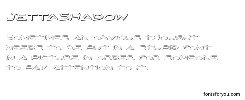 Review of the JettaShadow Font