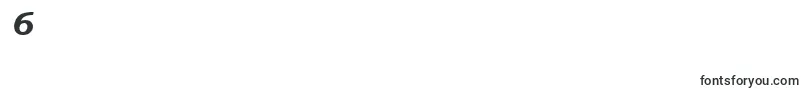 BookmanOldStyleРџРѕР»СѓР¶РёСЂРЅС‹Р№РљСѓСЂСЃРёРІ-Schriftart – Schriften für die Ziffer 6