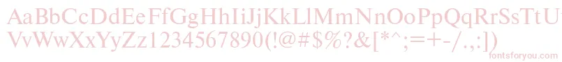 Newtonmacctt Font – Pink Fonts on White Background