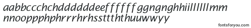 MachadosanssskItalic Font – Welsh Fonts
