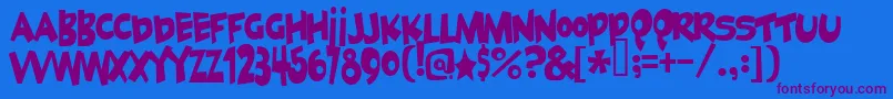 More about Geekabyte2 Font Geekabyte2 Font – Purple Fonts on Blue Background