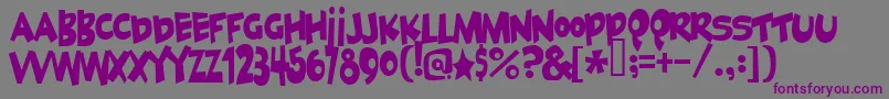 Więcej informacji o czcionce Geekabyte2 Czcionka Geekabyte2 – fioletowe czcionki na szarym tle