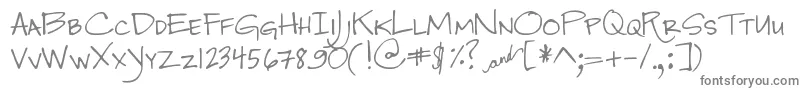 DjbJenna Font – Gray Fonts