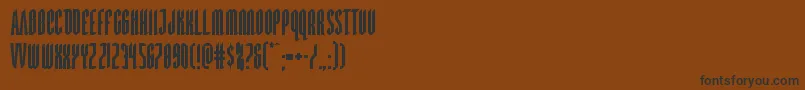 Devilsummoner Font – Black Fonts on Brown Background