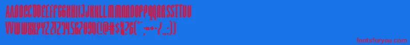 Devilsummoner Font – Red Fonts on Blue Background