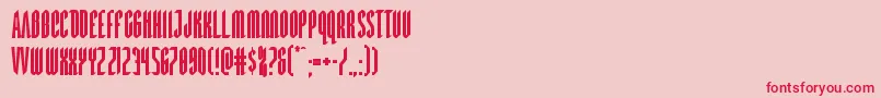 Devilsummoner Font – Red Fonts on Pink Background