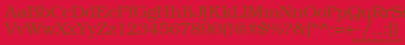 More about BookmanRegular Font BookmanRegular Font – Brown Fonts on Red Background