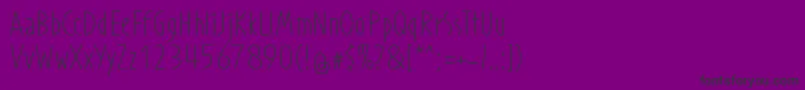 ProhandyRegular Font – Black Fonts on Purple Background