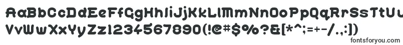 Шрифт Gohan – популярные шрифты