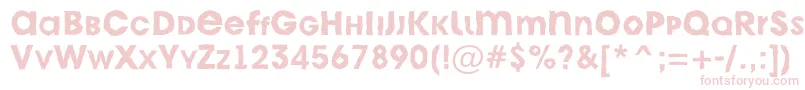 AAvantecpslcbrkBold Font – Pink Fonts on White Background