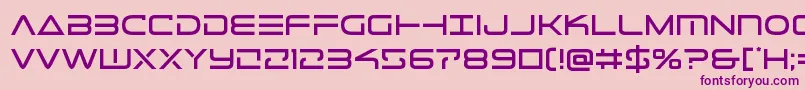 Telemarines1 Font – Purple Fonts on Pink Background