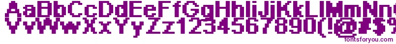 Pixeab Font – Purple Fonts on White Background