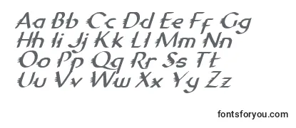 GypsyRoadItalic Font