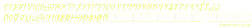 DaedraBoldItalic Font – Yellow Fonts