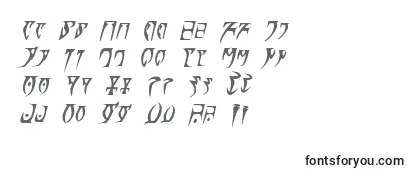DaedraBoldItalic Font