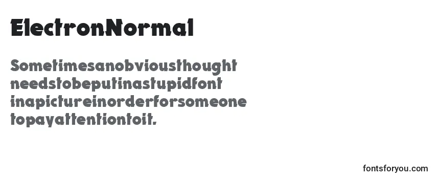 ElectronNormal Font