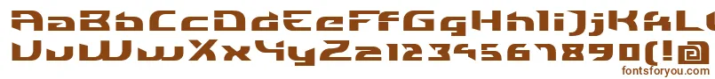 IndividigitalBlack Font – Brown Fonts on White Background