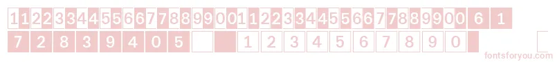 DeconumbersLhSquare Font – Pink Fonts