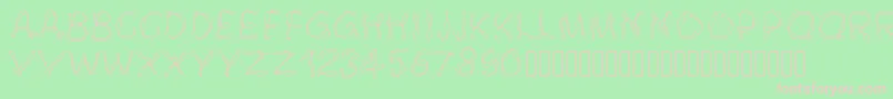 Pwsmokey Font – Pink Fonts on Green Background