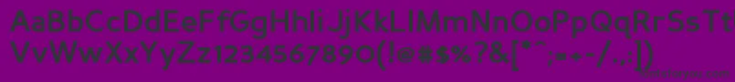 fuente Persansb – Fuentes Negras Sobre Fondo Morado