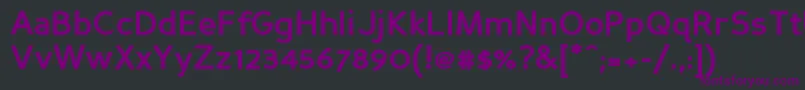 Persansb Font – Purple Fonts on Black Background