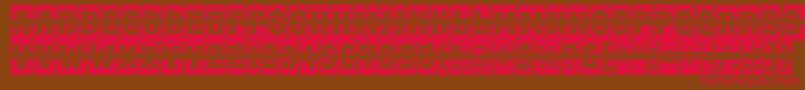 AAssuantitulcm1st Font – Red Fonts on Brown Background