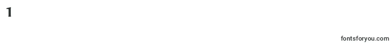 LinbiolinumAsb Font – Fonts for Digit 1