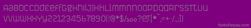 Шрифт PictavesLight – серые шрифты на фиолетовом фоне