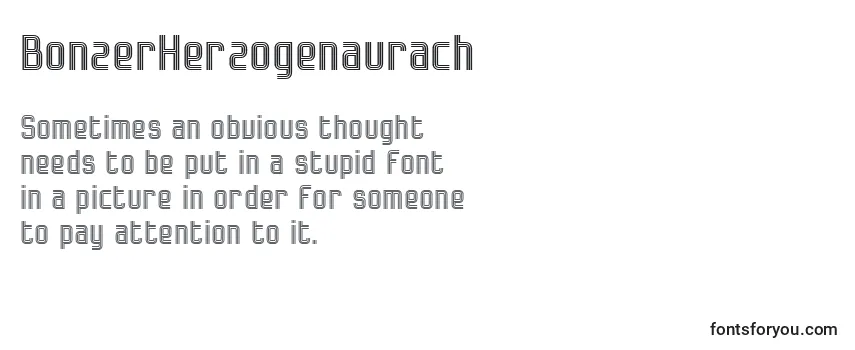 BonzerHerzogenaurach Font
