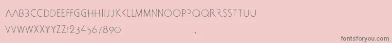 Docbtrial Font – Gray Fonts on Pink Background