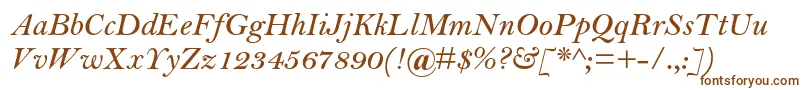 BellmtstdSemibolditalic Font – Brown Fonts