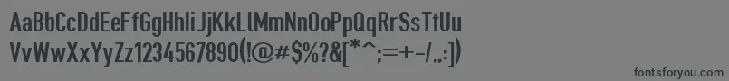 Giveahootsbd Font – Black Fonts on Gray Background