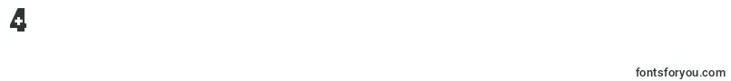 フォントBulltoadhealthRegular – フォント数字4