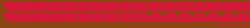 Cashless Font – Red Fonts on Brown Background