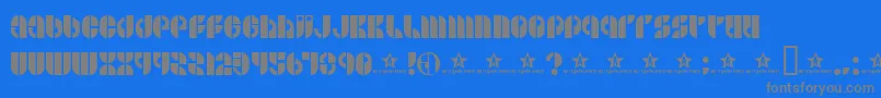 Bside Font – Gray Fonts on Blue Background