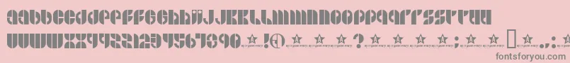 Bside Font – Gray Fonts on Pink Background