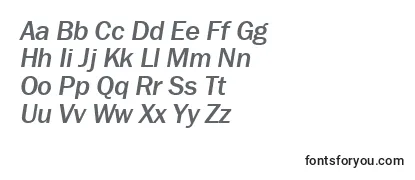 FranklingothmediumattItalic Font