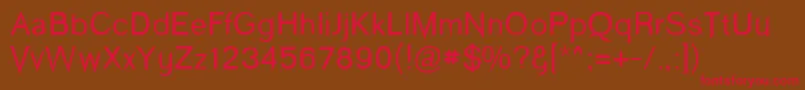 Wind Font – Red Fonts on Brown Background