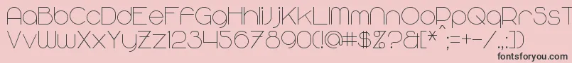 More about MajoramSans Font MajoramSans Font – Black Fonts on Pink Background