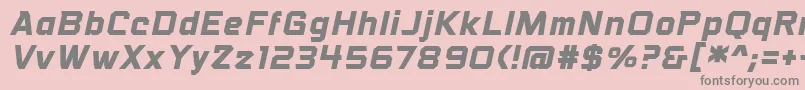 More about VoiceactivatedbbBoldital Font VoiceactivatedbbBoldital Font – Gray Fonts on Pink Background