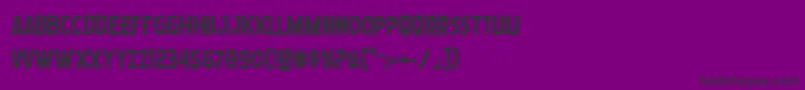 Wormcuisineacad Font – Black Fonts on Purple Background