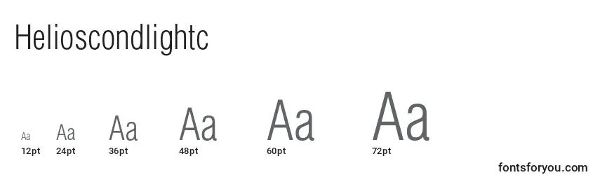 Helioscondlightc Font Sizes