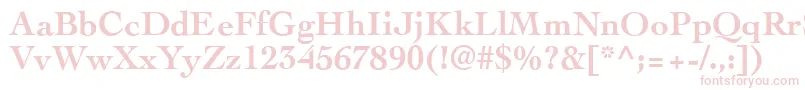 CockneyBold Font – Pink Fonts on White Background