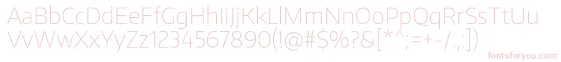 More about EncodesansThin Font EncodesansThin Font – Pink Fonts on White Background