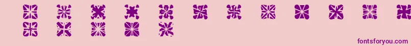 Weitere Informationen zur Zone23Crosses-Schriftart Zone23Crosses-Schriftart – Violette Schriften auf rosa Hintergrund
