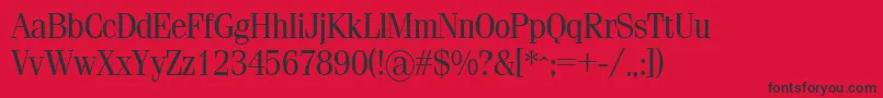 Smz Font – Black Fonts on Red Background
