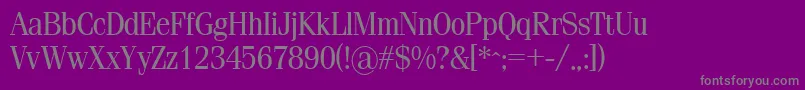Smz Font – Gray Fonts on Purple Background
