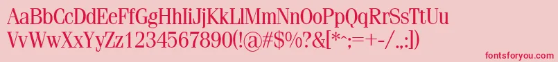 Smz Font – Red Fonts on Pink Background